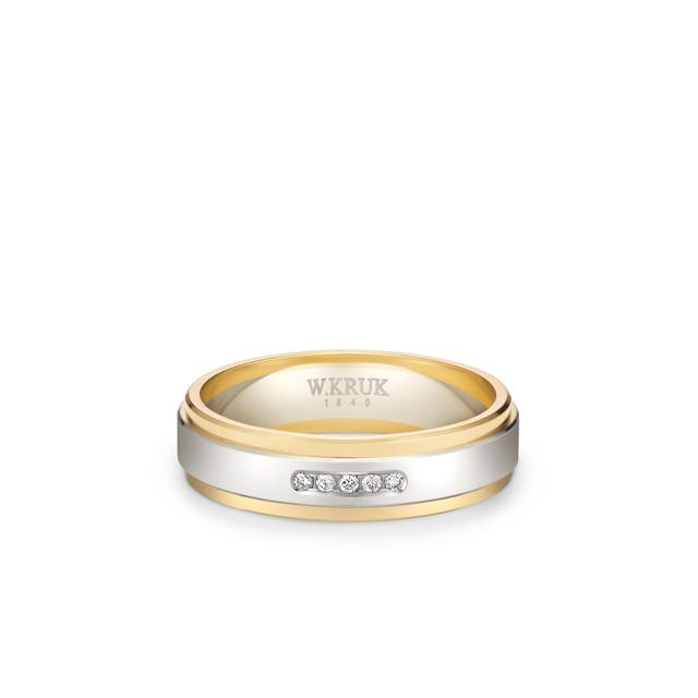 Komplet obrączek złotych TOTUS