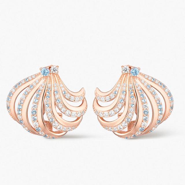 Kolczyki srebrne Balerina