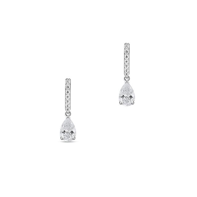 Kolczyki złote z cyrkoniami Ceremonials