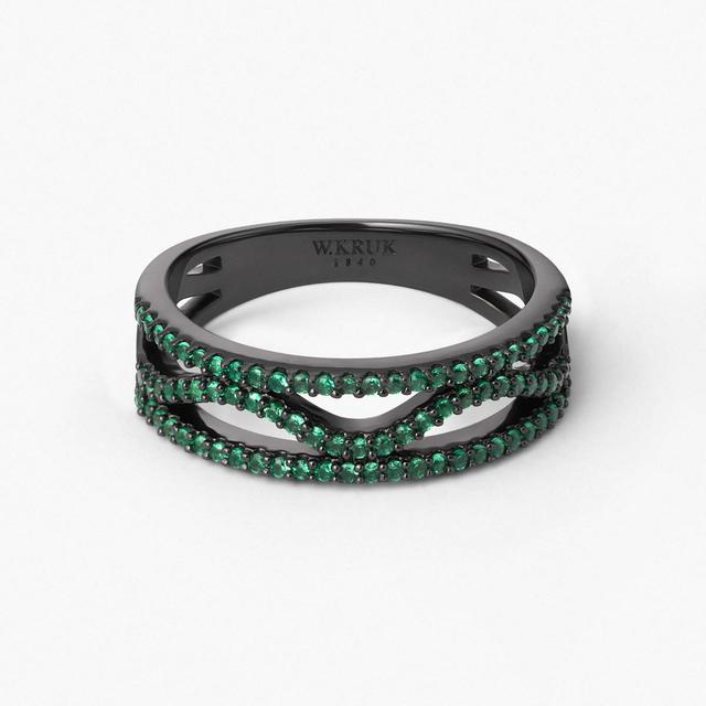 Pierścionek srebrny Meteory