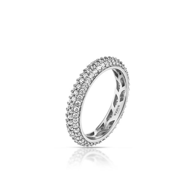 Pierścionek srebrny z cyrkoniami Emblems