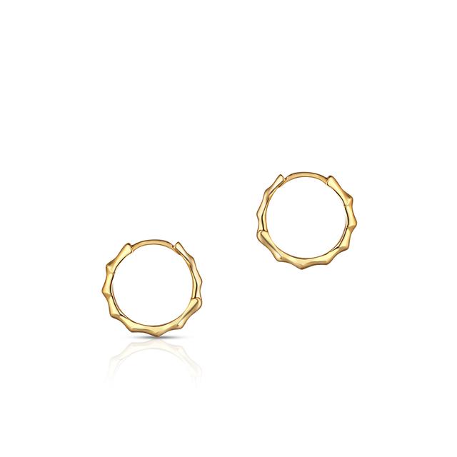 Kolczyki srebrne pozłacane koła