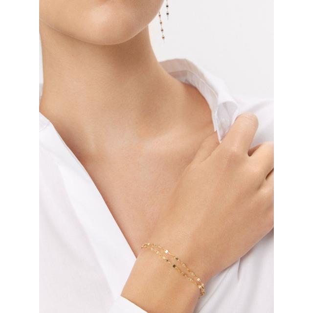 Bransoleta srebrna pozłacana