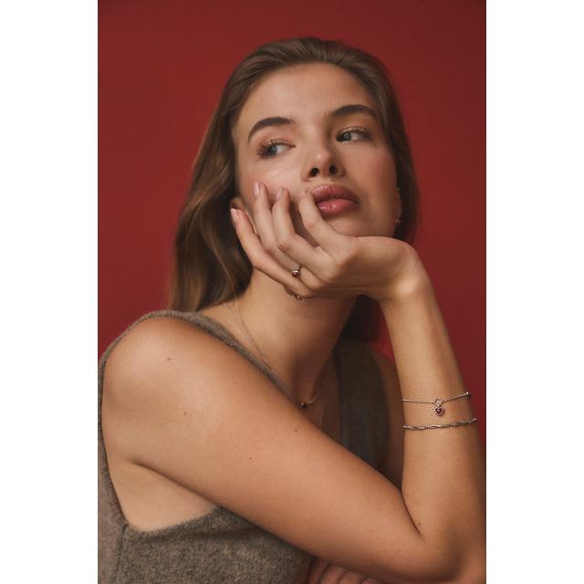 Bransoleta srebrna Czułość