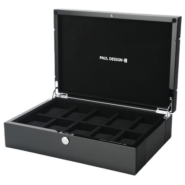 PUDEŁKO PAUL DESIGN GENTLEMEN 10 CASE BLACK APRICOT