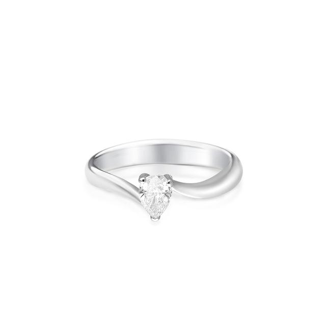 Pierścionek białe złoto Recarlo