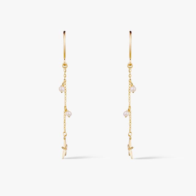 Kolczyki złote Santorini