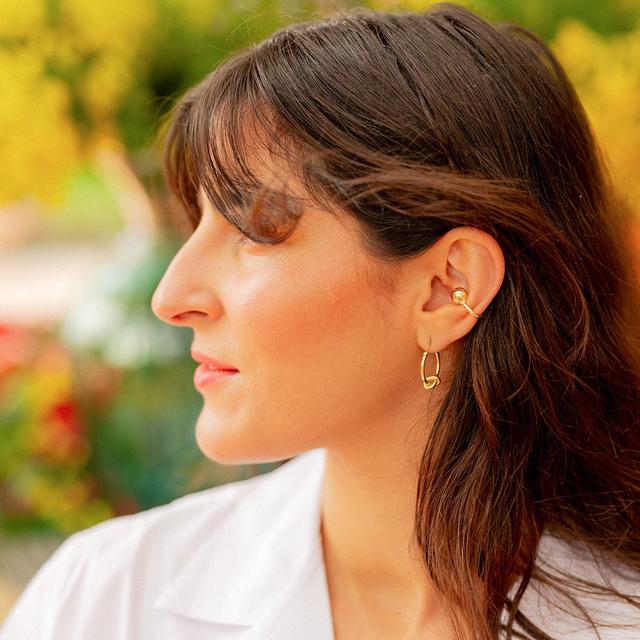 Nausznica srebrna Felicita