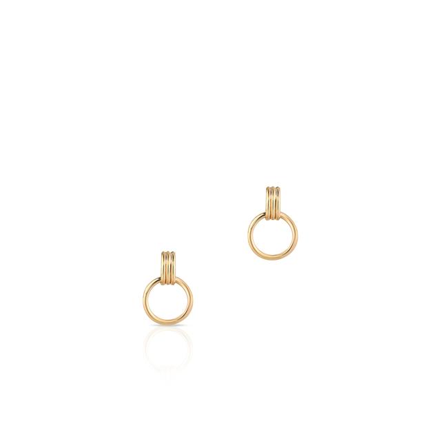 Kolczyki złote koła