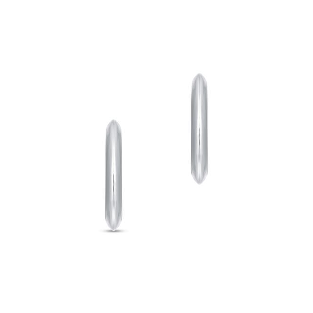 Kolczyki srebrne koła