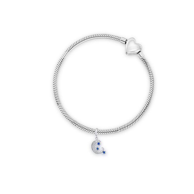 Zawieszka srebrna z cyrkoniami i emalią Lovely Beads