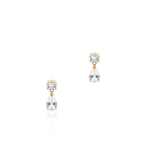 Kolczyki złote z cyrkoniami Ceremonials