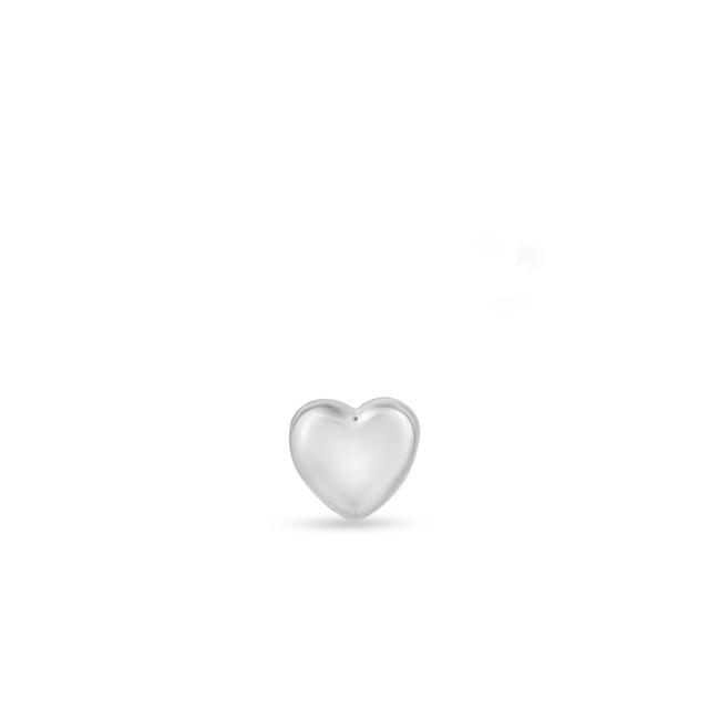 Kolczyk srebrny serce