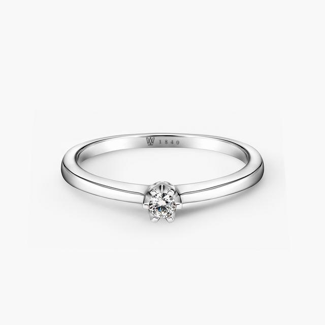 Pierścionek zaręczynowy złoty Jedyny