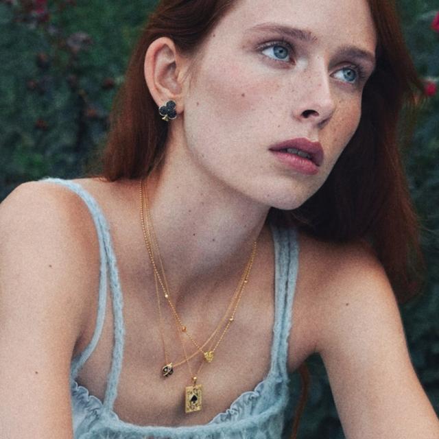 Naszyjnik Czarny Pik Wonderland