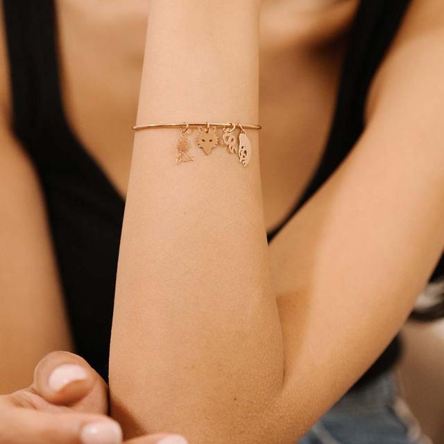 Charms złoty Ginette NY