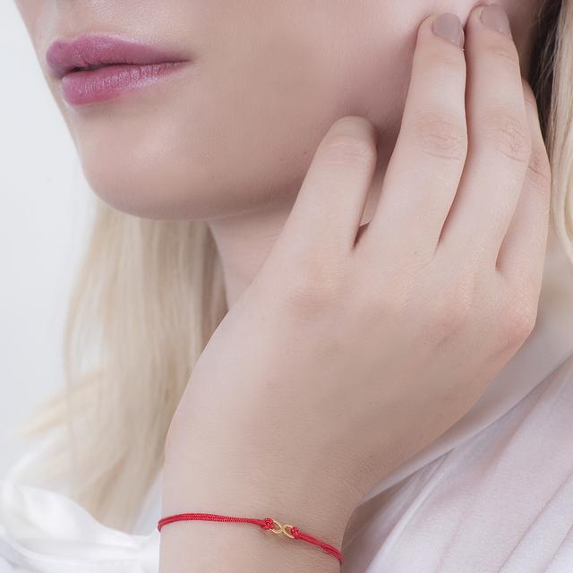 Bransoletka ze znakiem nieskończoności