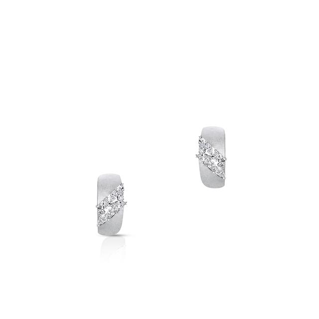 Kolczyki białe złoto z diamentami