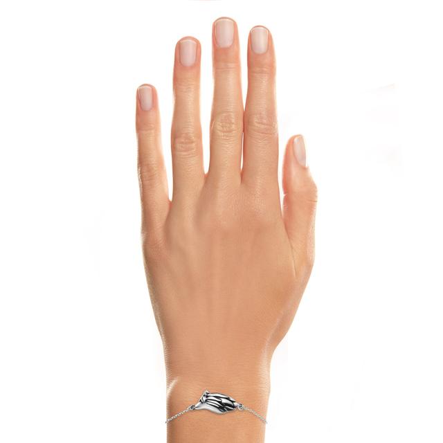 Bransoleta srebrna Freedom