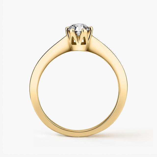 Pierścionek zaręczynowy złoty Jedyny