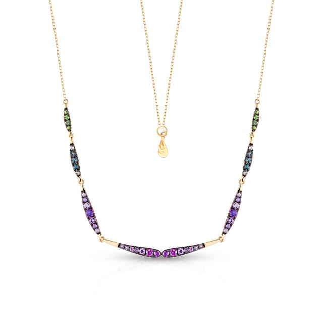 Naszyjnik złoty Preludium Paradise Birds