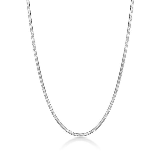 Łańcuszek srebrny żmijka