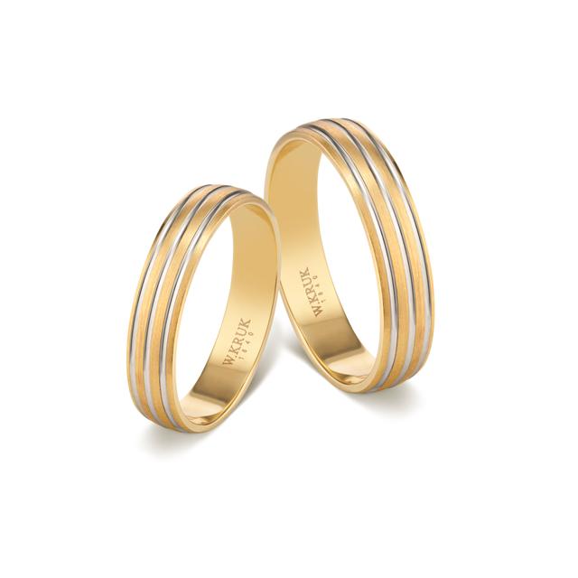 Obrączka złota PASSIO