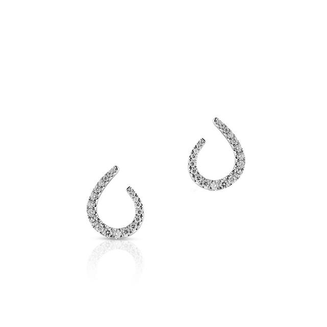 Kolczyki białe złoto z brylantami