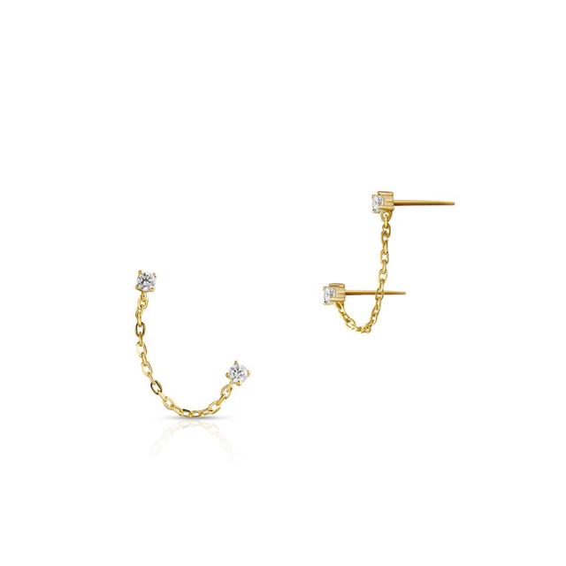 Kolczyki srebrne złocone W.KRUK