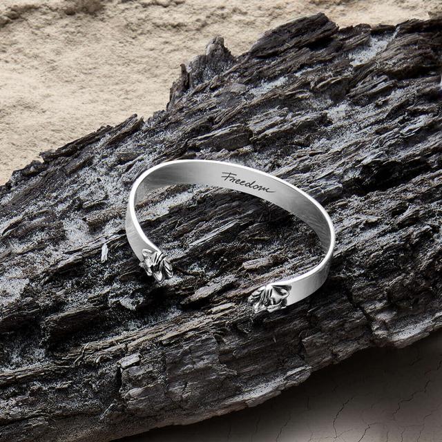 Bransoleta srebrna Freedom