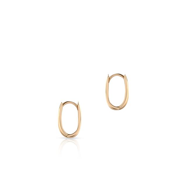 Kolczyki złote geometryczne