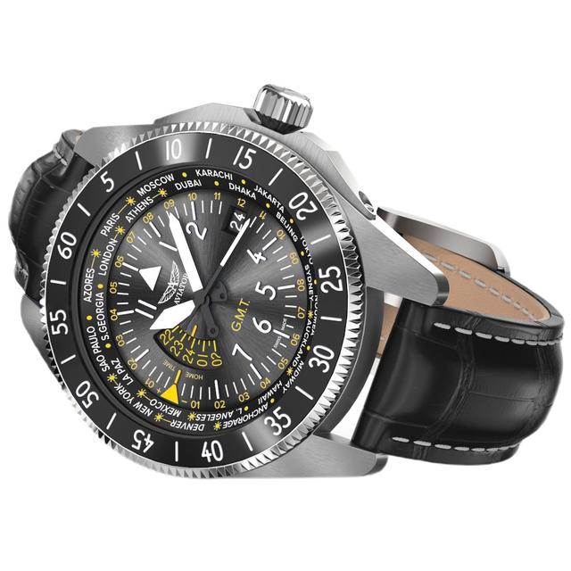 ZEGAREK AVIATOR AIRACOBRA GMT