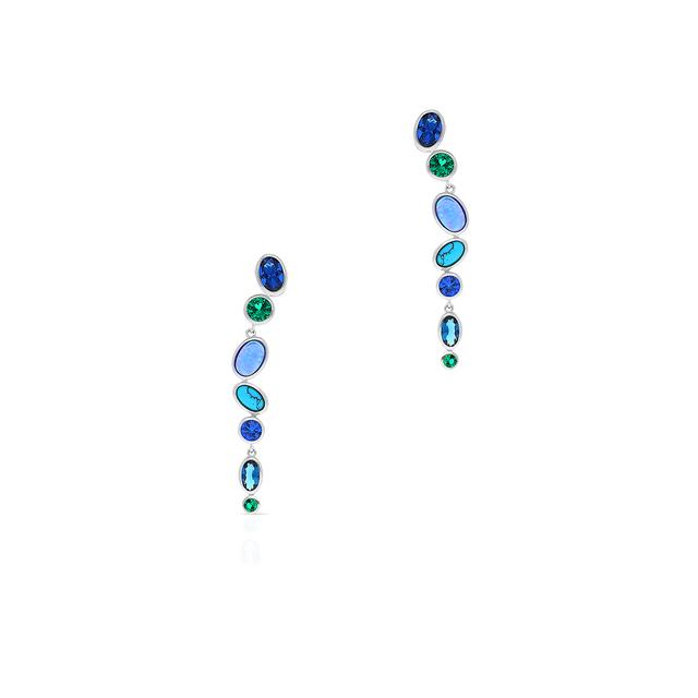 Kolczyki srebrne Laguna