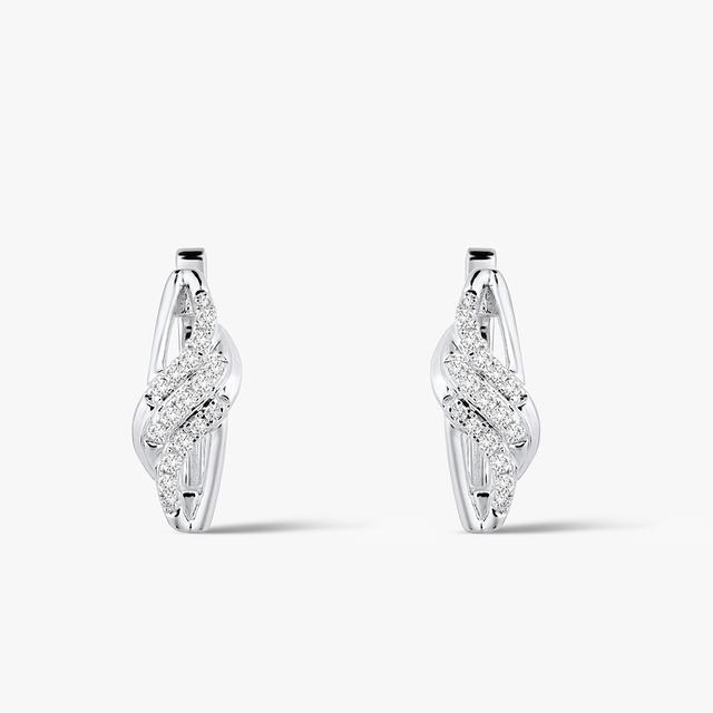 Kolczyki złote z diamentami