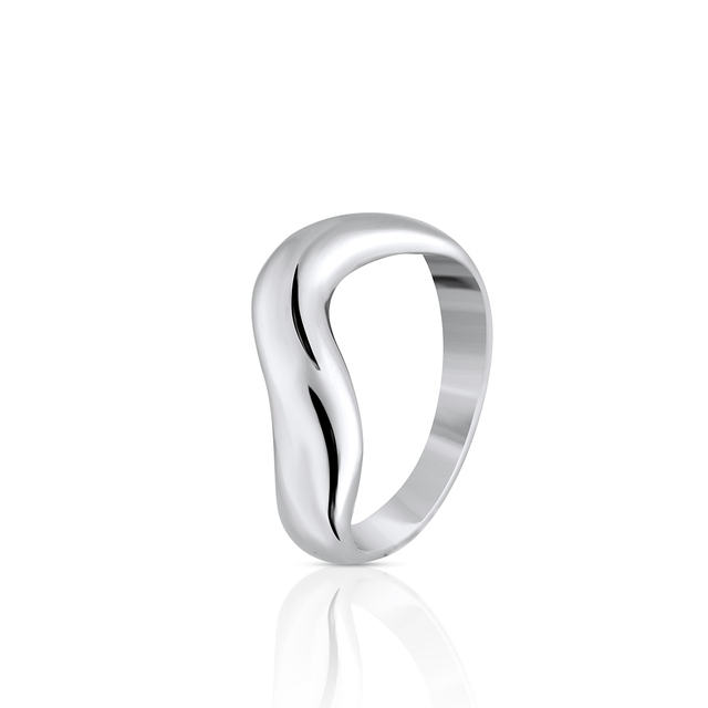 Pierścionek srebrny basic