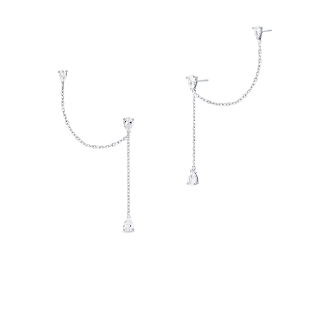 Kolczyki srebrne z cyrkoniami