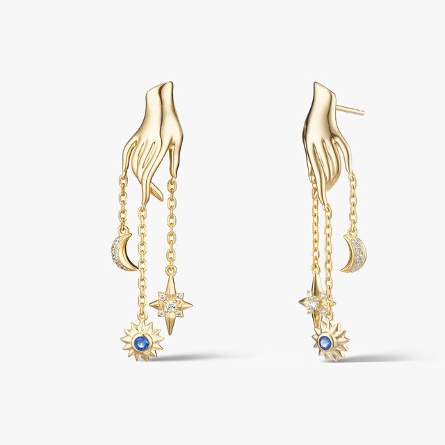 Kolczyki srebrne Alchemia