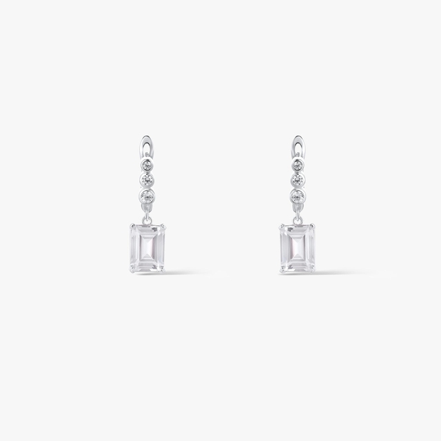 Kolczyki srebrne z cyrkoniami Ceremonials