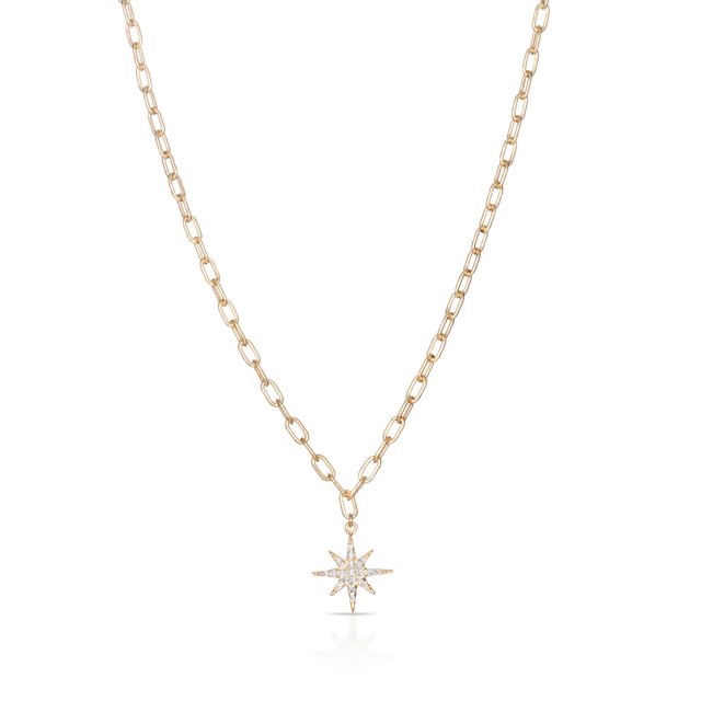 Naszyjnik złoty z gwiazdą Alchemia