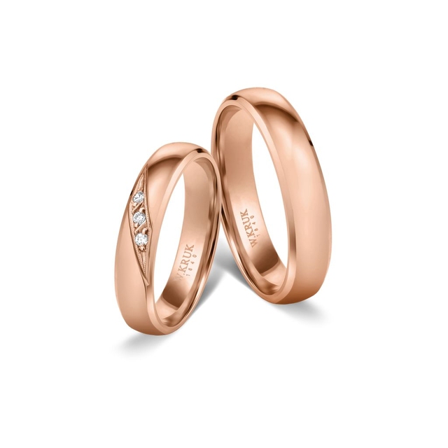 Obrączka złota CATEDRALE damska