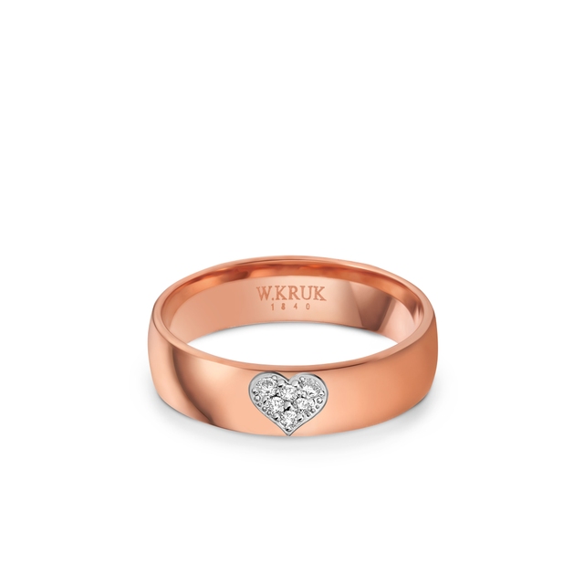 Komplet obrączek złotych LOVE