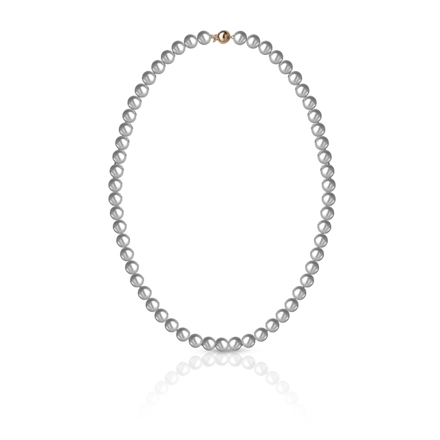 Naszyjnik złoty z perłami