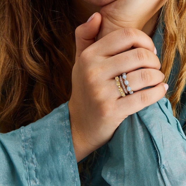 Pierścionek złoty Nanis