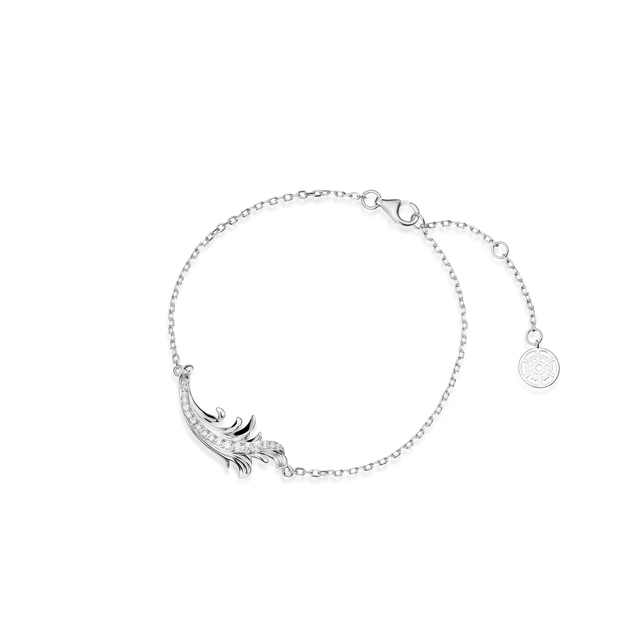 Bransoleta srebrna Baśniowa