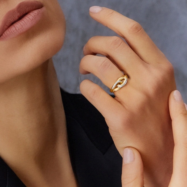 Pierścionek złoty Nanis