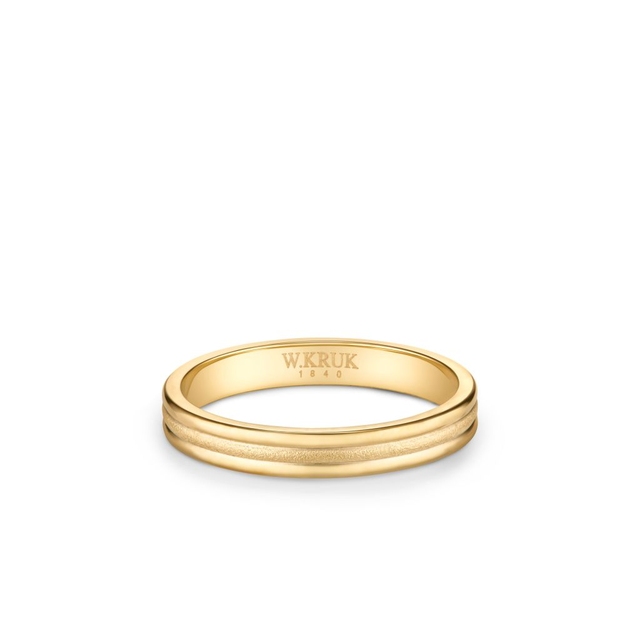 Obrączka złota POETICA męska