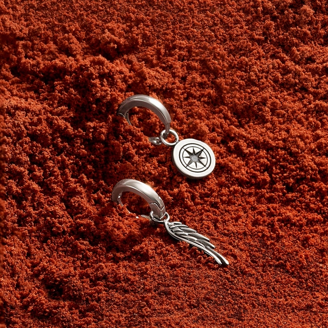 Kolczyki srebrne Freedom