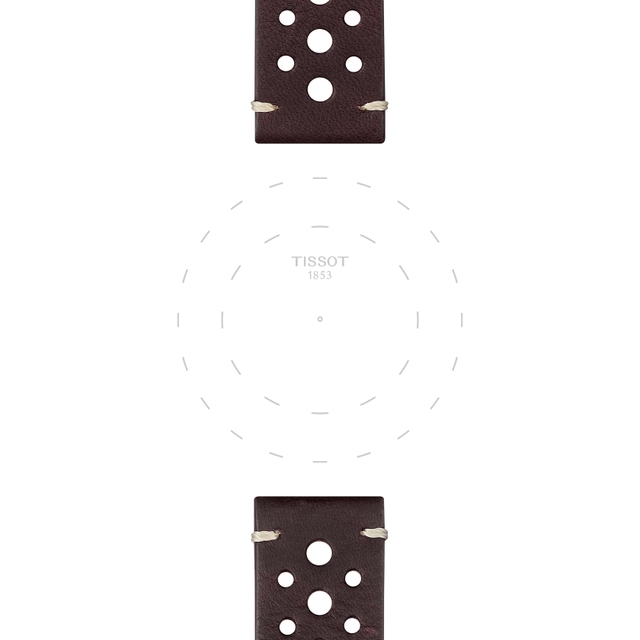 Tissot brązowy pasek skórzany 22 mm