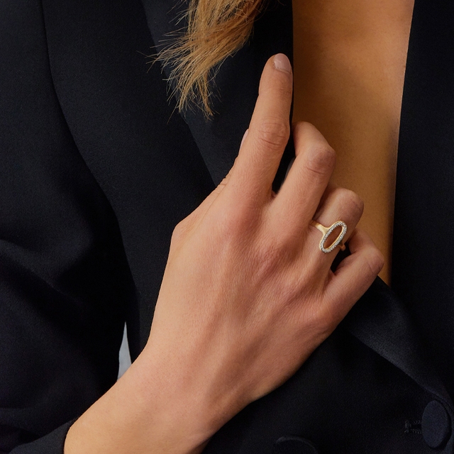 Pierścionek złoty Nanis