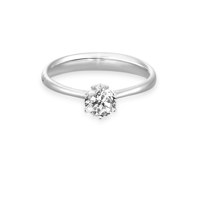 Pierścionek białe złoto Recarlo